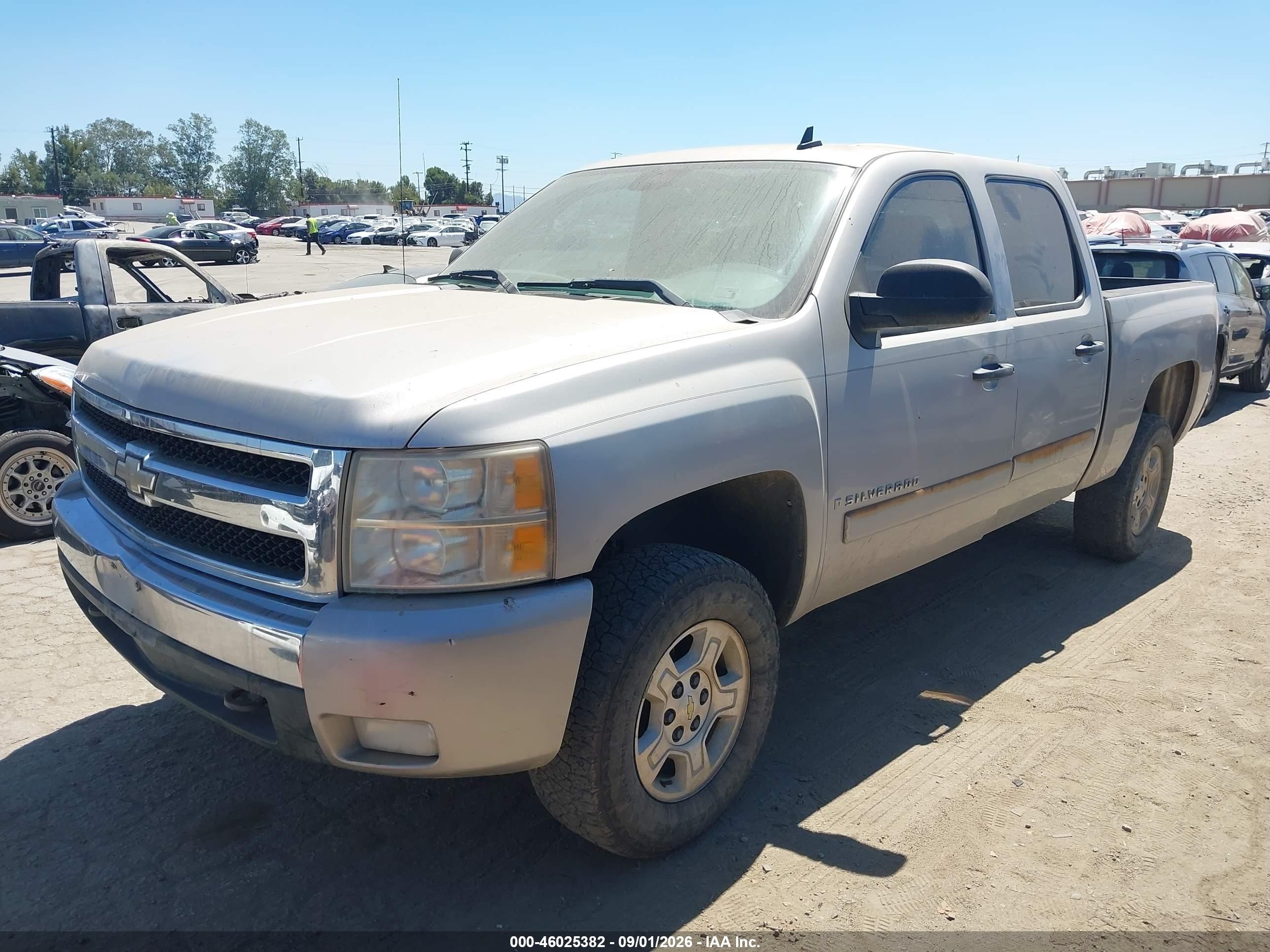 2008 Chevrolet Silverado 1500 Lt2 Серый vin: 2gcec13j381164480