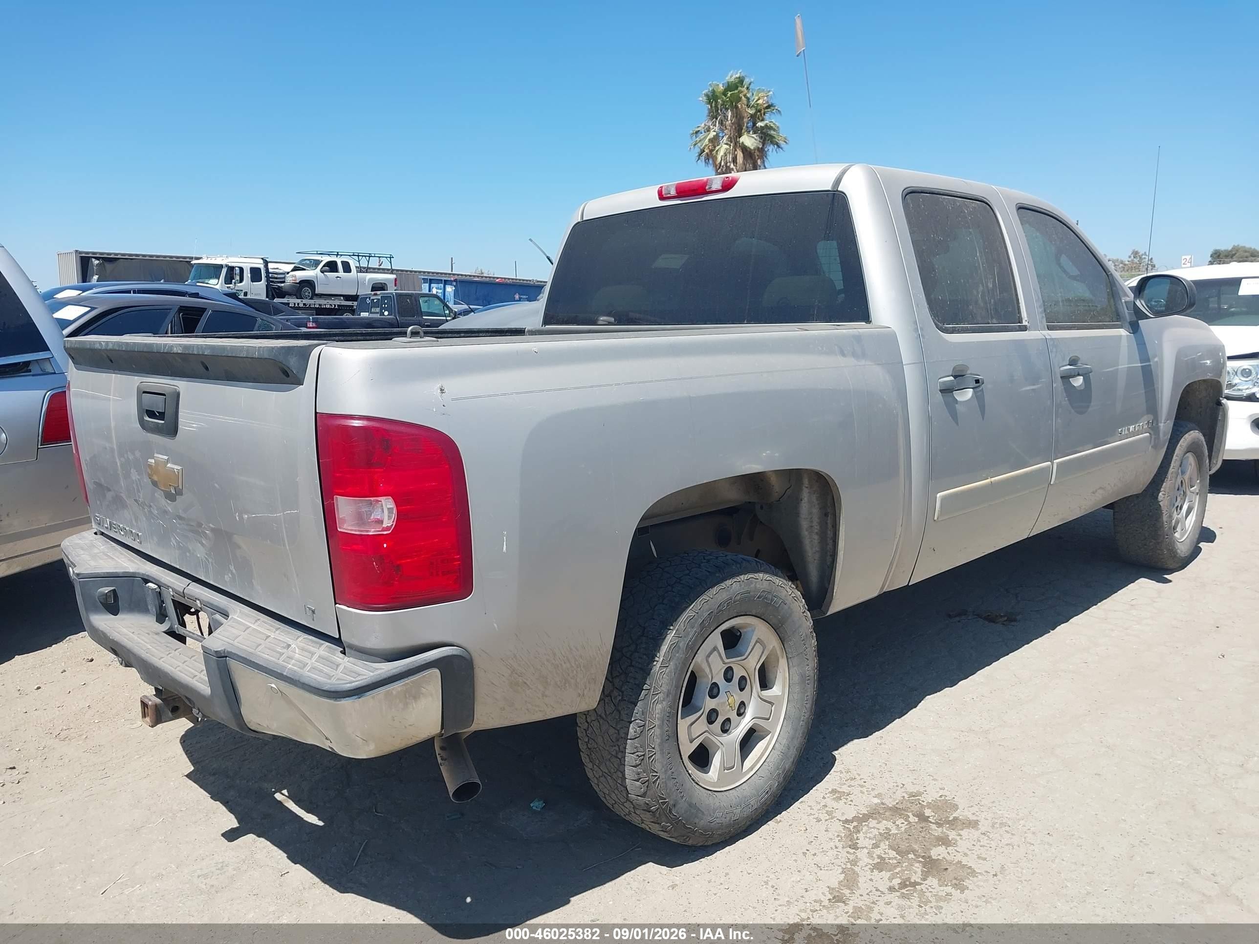 2008 Chevrolet Silverado 1500 Lt2 Серый vin: 2gcec13j381164480