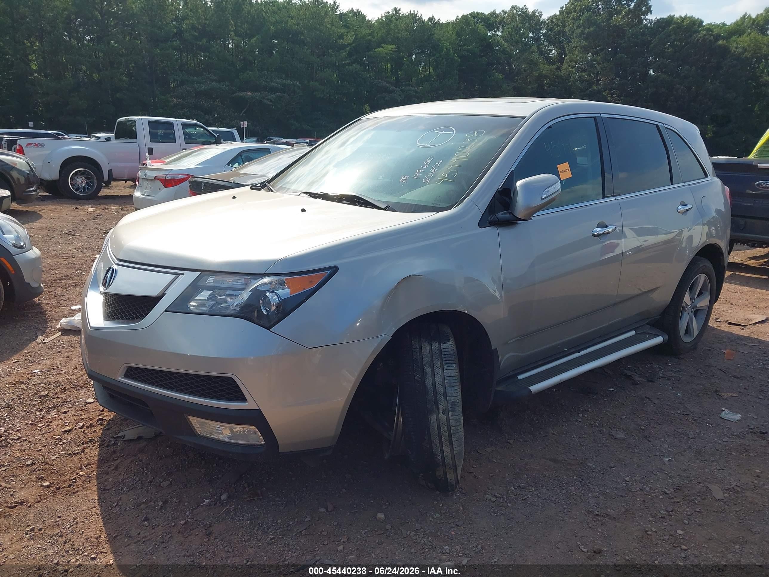 2011 Acura Mdx Technology Package Silver vin: 2hnyd2h64bh510100