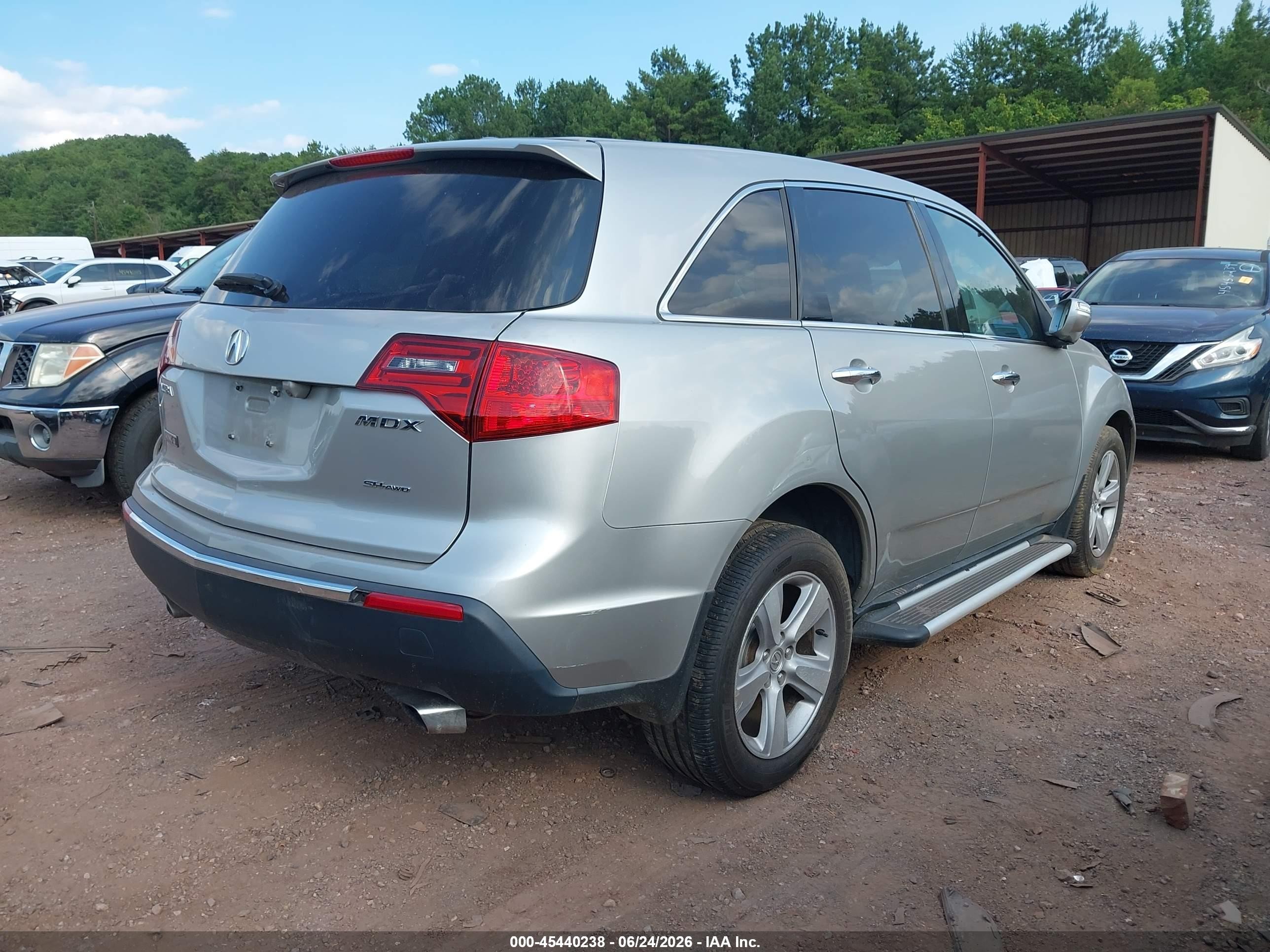 2011 Acura Mdx Technology Package Silver vin: 2hnyd2h64bh510100
