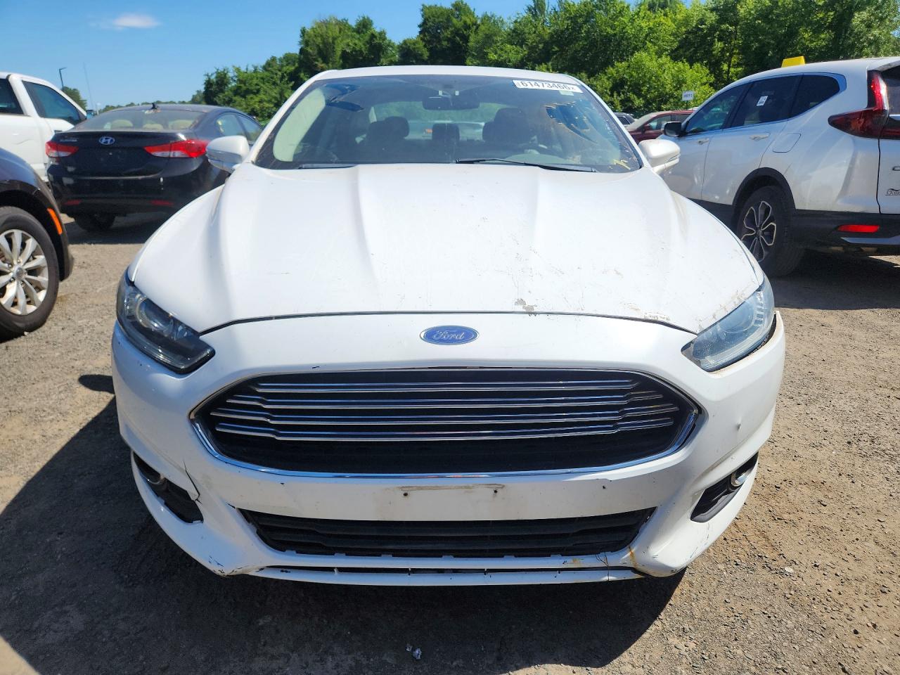 2015 Ford Fusion Se Hybrid White vin: 300029