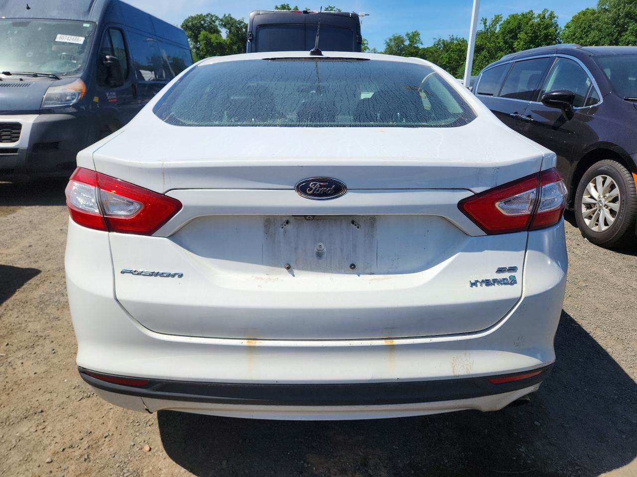 2015 Ford Fusion Se Hybrid White vin: 300029