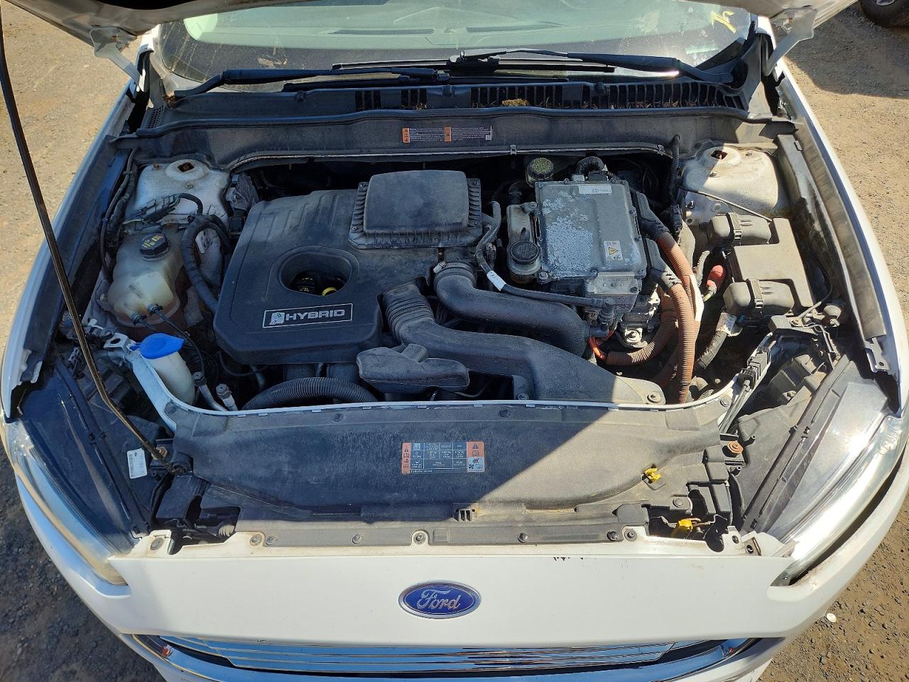 2015 Ford Fusion Se Hybrid White vin: 300029