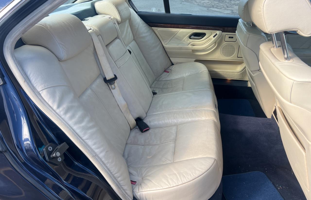 2000 Bmw 740 Il Blue vin: WBAGH8346YDP14396