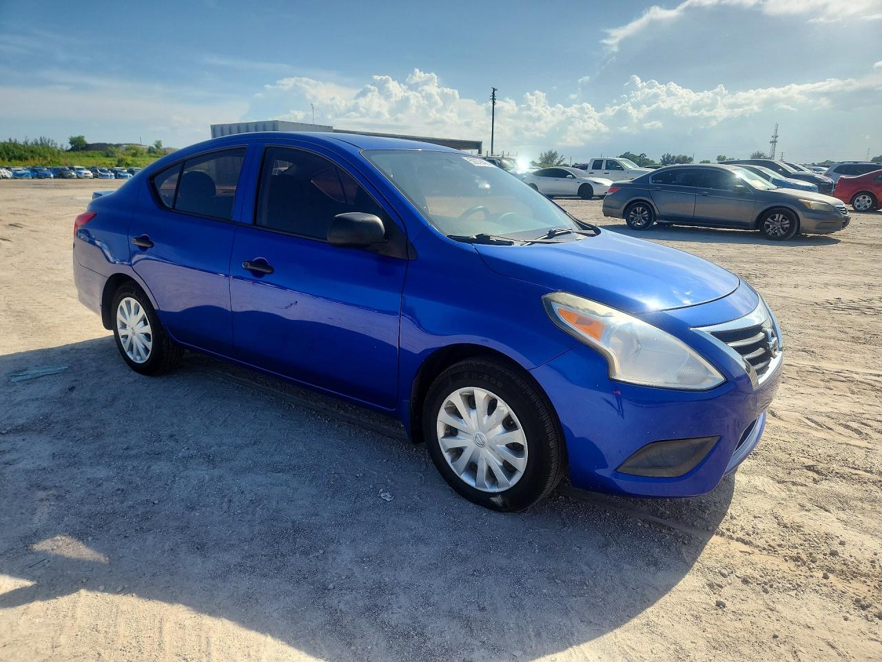 2015 Nissan Versa 1.6 S Plus Blue vin: 3N1CN7AP0FL948898