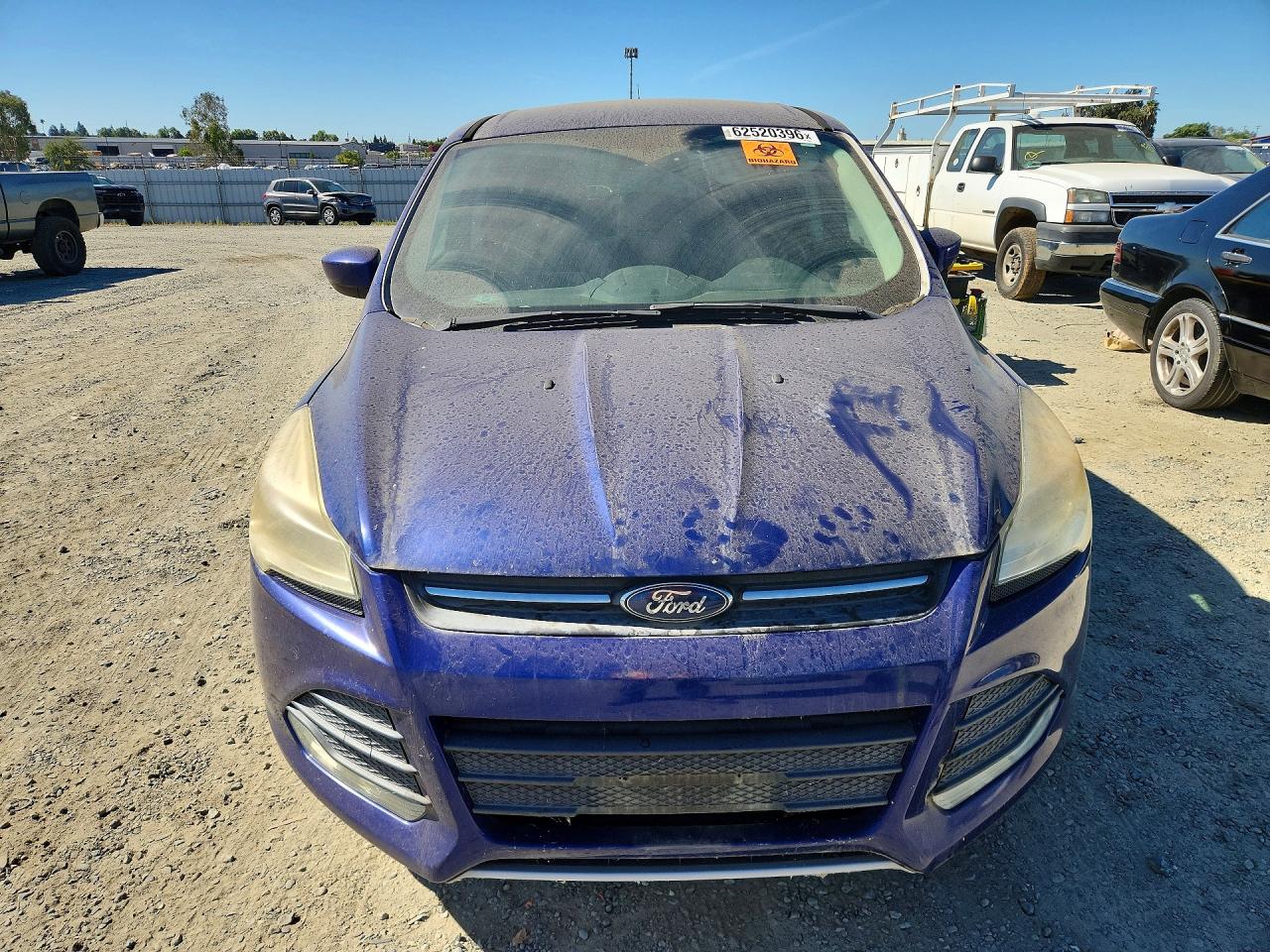 2014 Ford Escape Se Синий vin: 1FMCU0GX0EUC94094