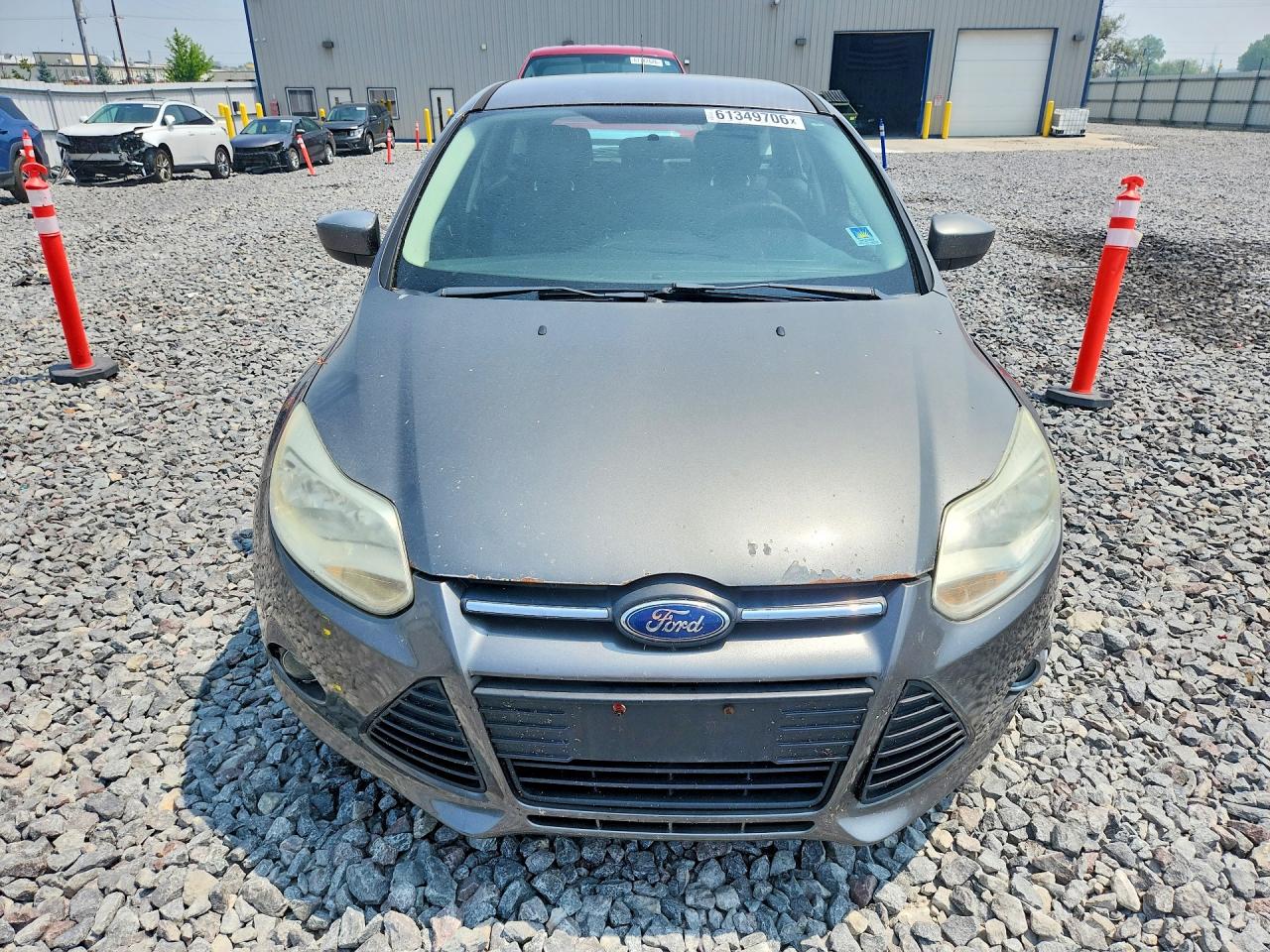 2012 Ford Focus Se Gray vin: 1FAHP3K25CL177523
