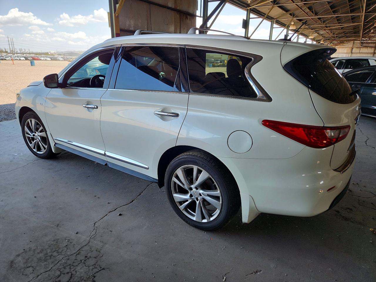 2015 Infiniti Qx60 Base White vin: 5N1AL0MM1FC541036