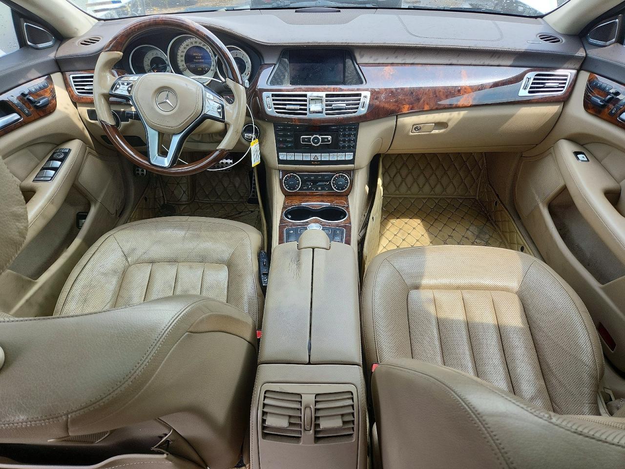 2014 Mercedes-benz Cls 550 4matic Белый vin: WDDLJ9BB1EA090067