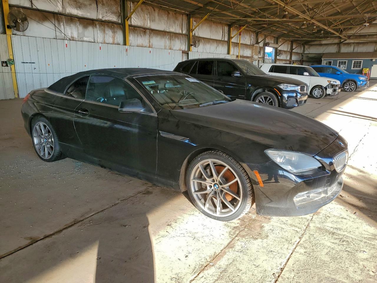 2012 Bmw 650 I Черный vin: WBALZ3C50CDL73366