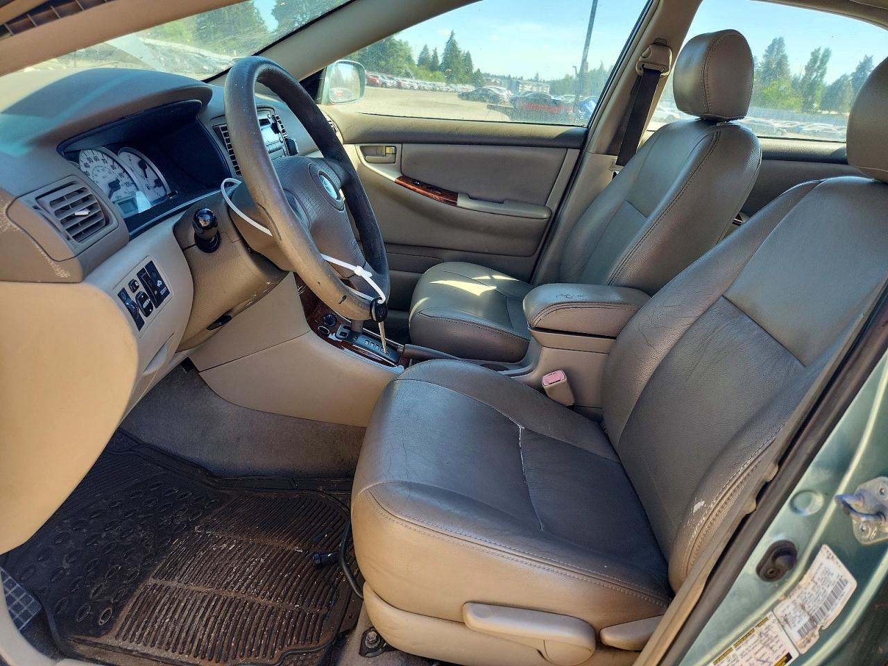 2006 Toyota Corolla Le Green vin: 1NXBR32E76Z605607