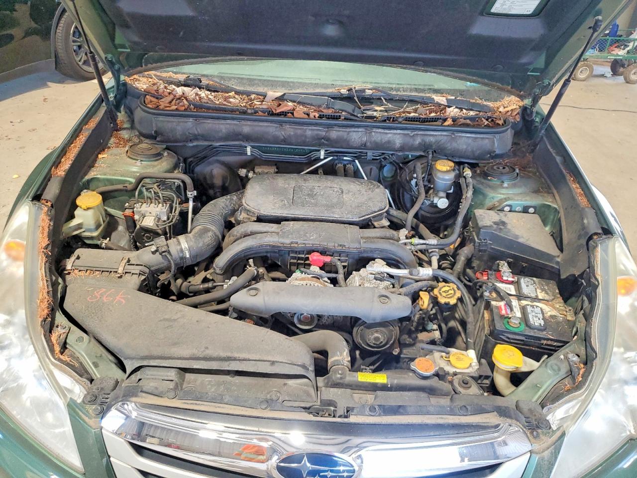 2012 Subaru Outback 2.5i Limited Green vin: 4S4BRBKC6C3215494