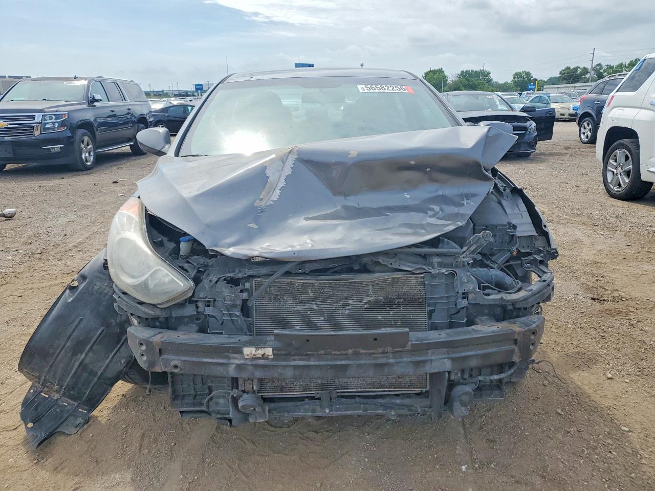 2013 Hyundai Elantra Gls Silver vin: 5NPDH4AE5DH154157
