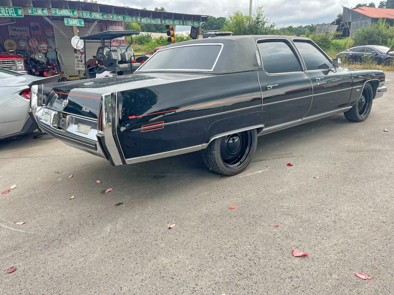 1972 Cadillac El Dorado Black vin: 6B69R30128600