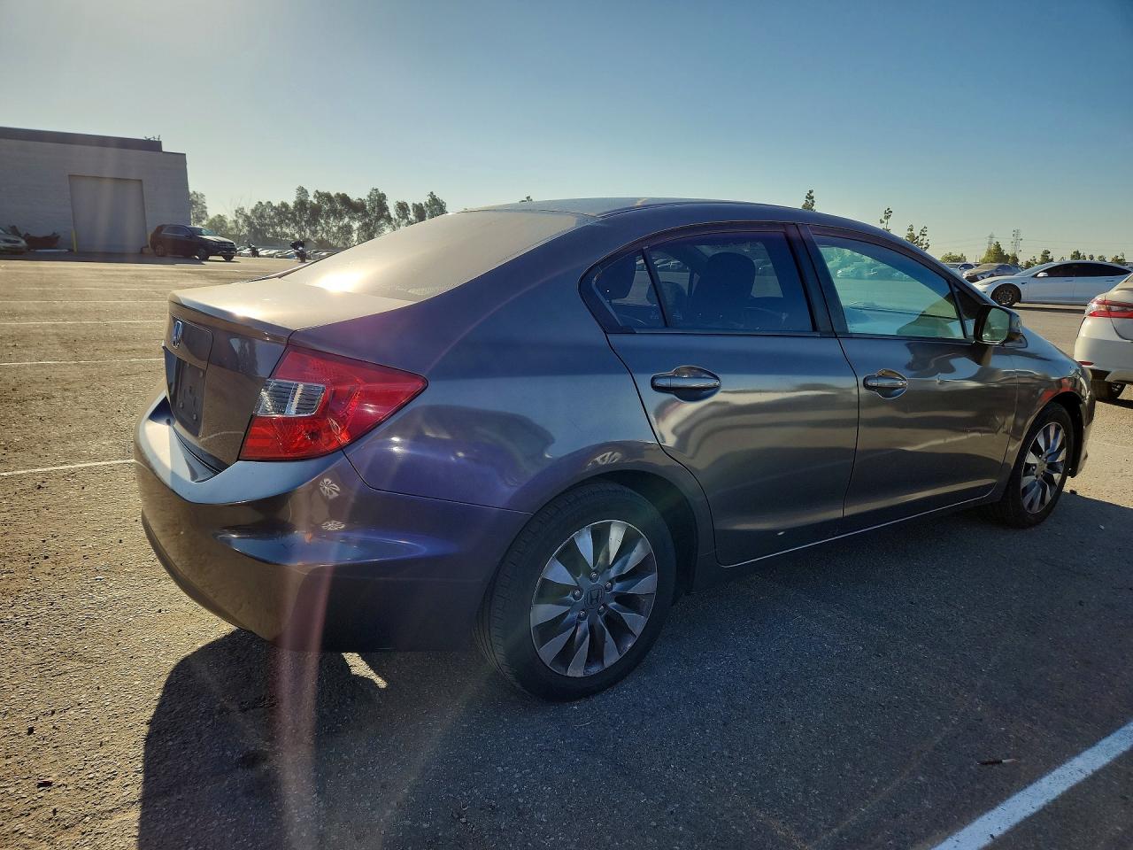 2012 Honda Civic Lx Tan vin: 19XFB2F5XCE303981