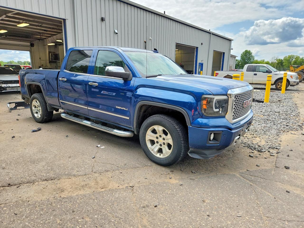 2015 Gmc Sierra K1500 Denali Blue vin: 3GTU2WEJ2FG426177