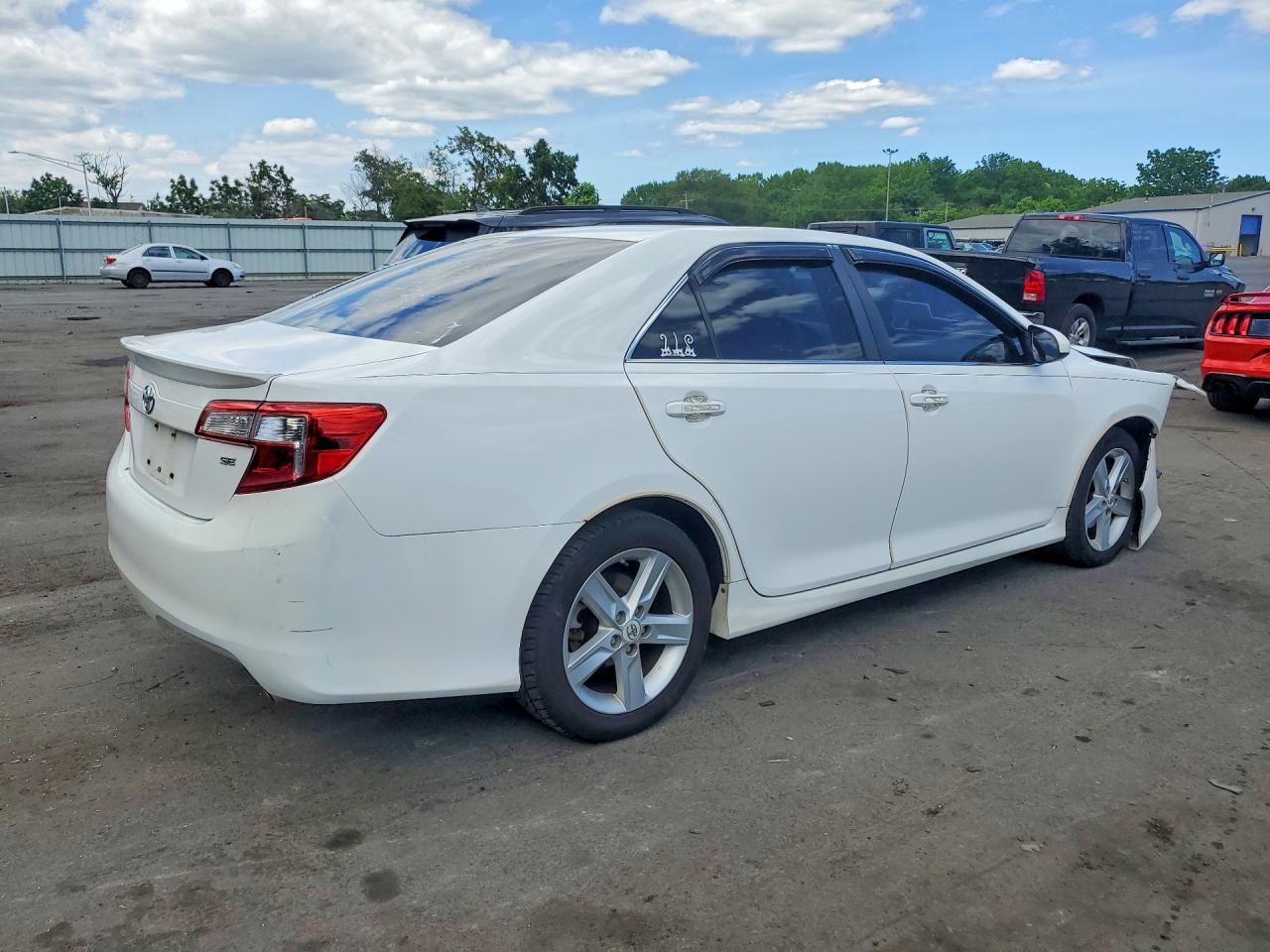 2012 Toyota Camry Se White vin: 4T1BF1FK8CU193965