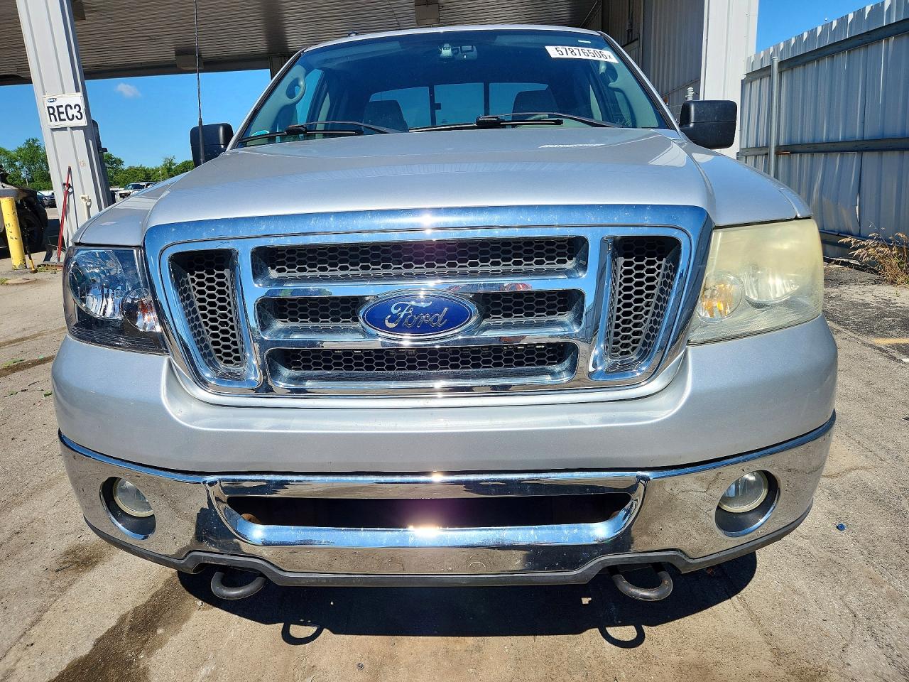 2007 Ford F150 Silver vin: 1FTPX14V17FB17678