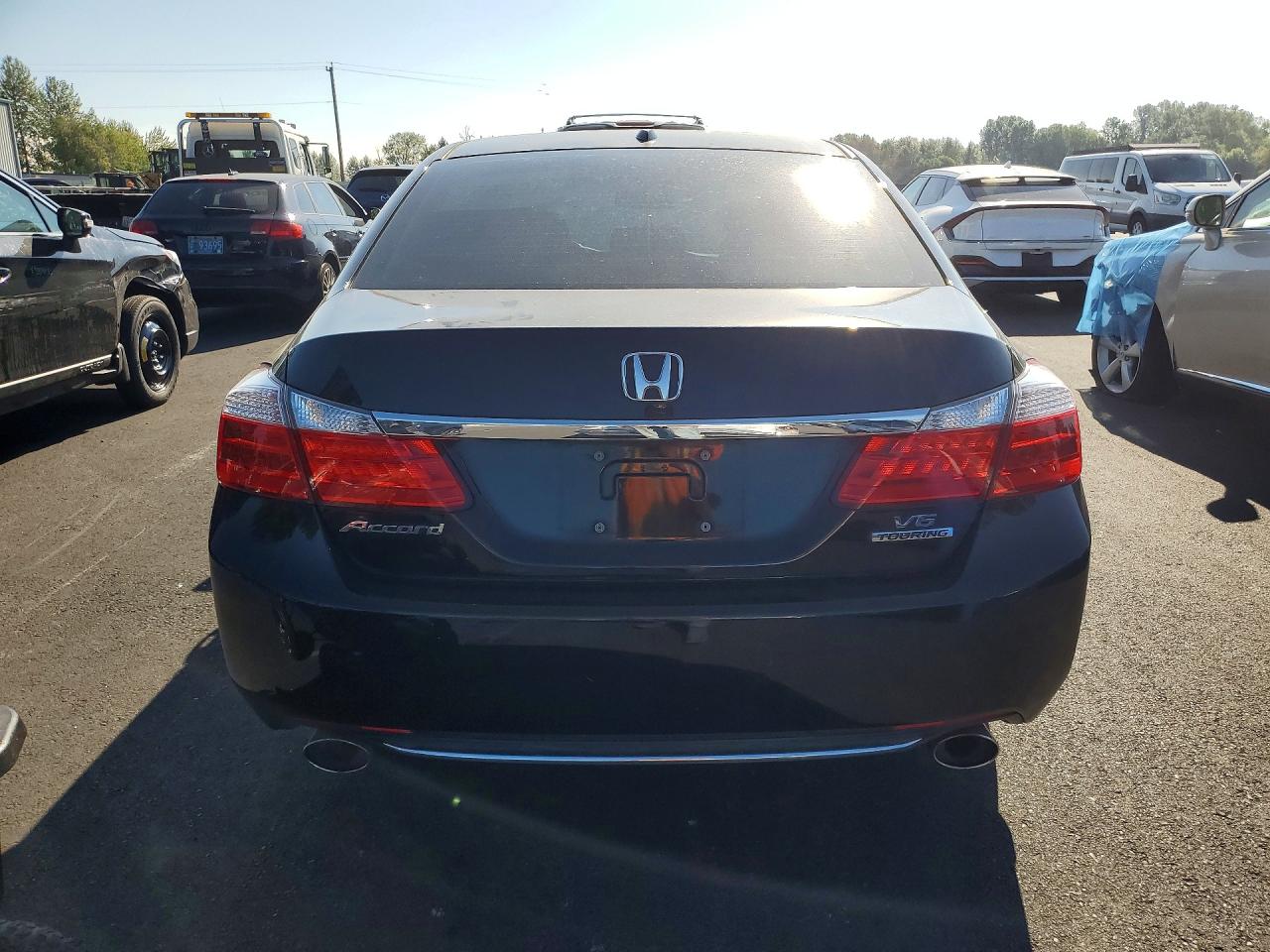 2015 Honda Accord Touring Black vin: 1HGCR3F93FA020452