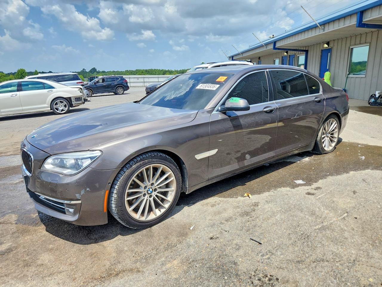 2014 Bmw 750 Lxi Gray vin: WBAYF8C59ED142576