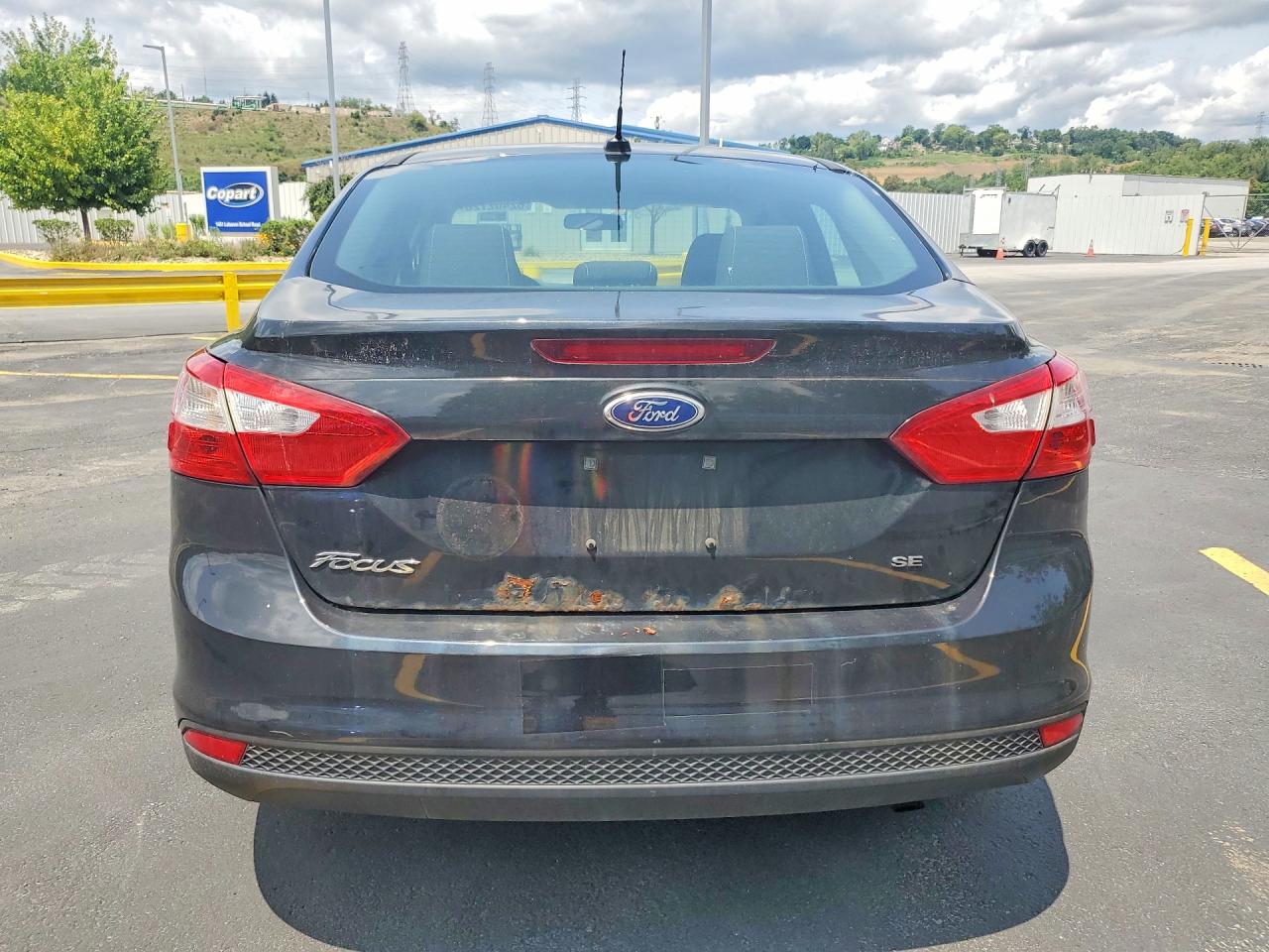 2014 Ford Focus Se Black vin: 1FADP3F27EL234719