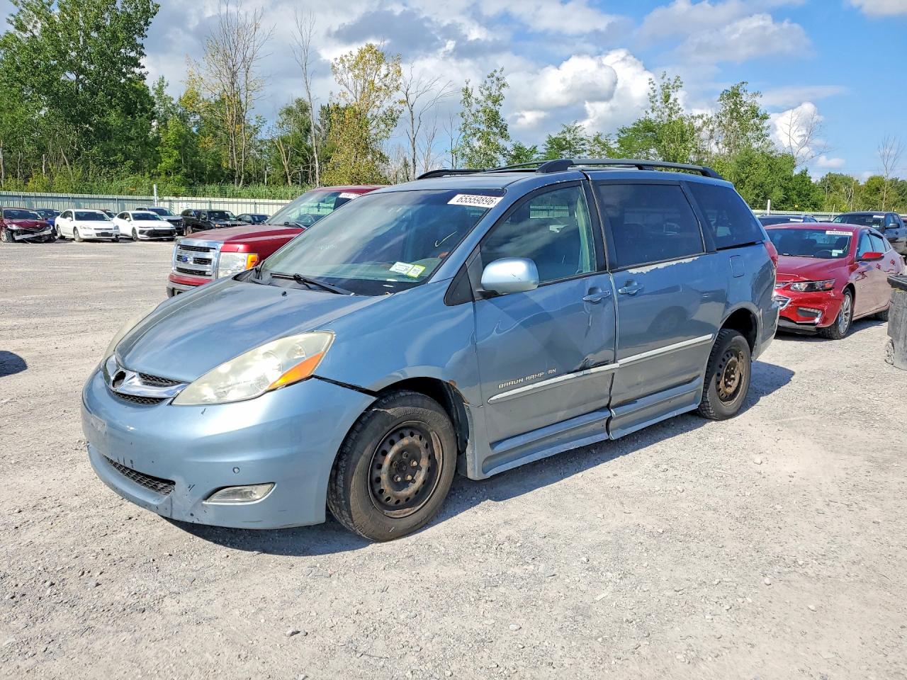 2007 Toyota Sienna Xle 7-passenger Blue vin: 5TDZK22C77S009757