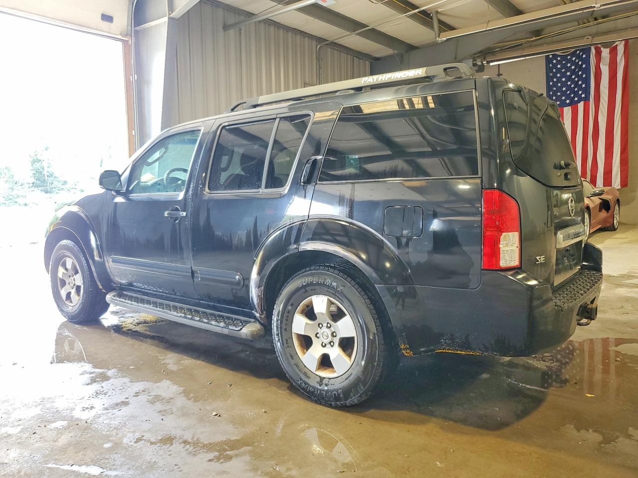 2006 Nissan Pathfinder S Black vin: 5N1AR18W56C619625