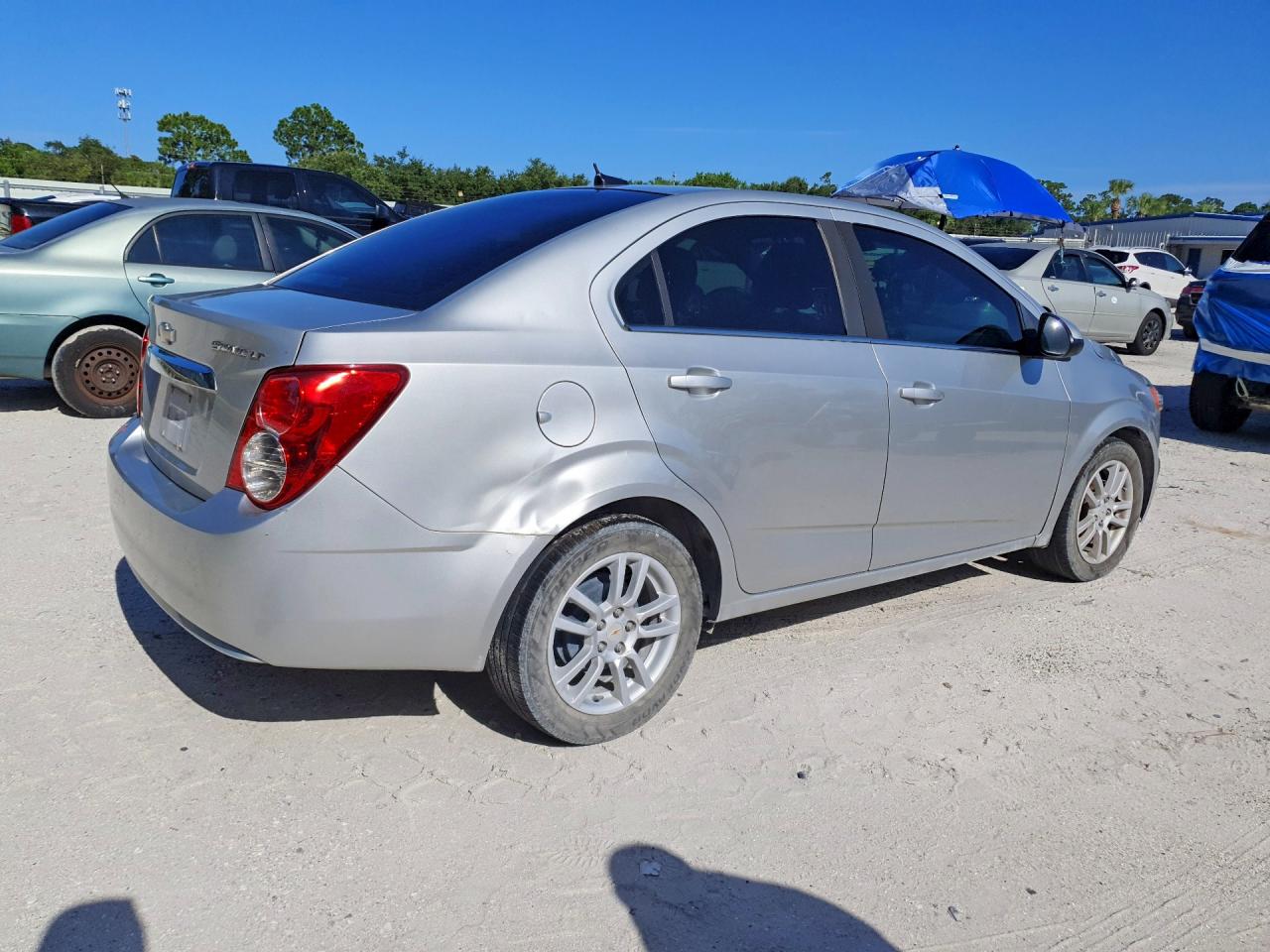 2012 Chevrolet Sonic Lt Silver vin: 1G1JC5SH9C4152912