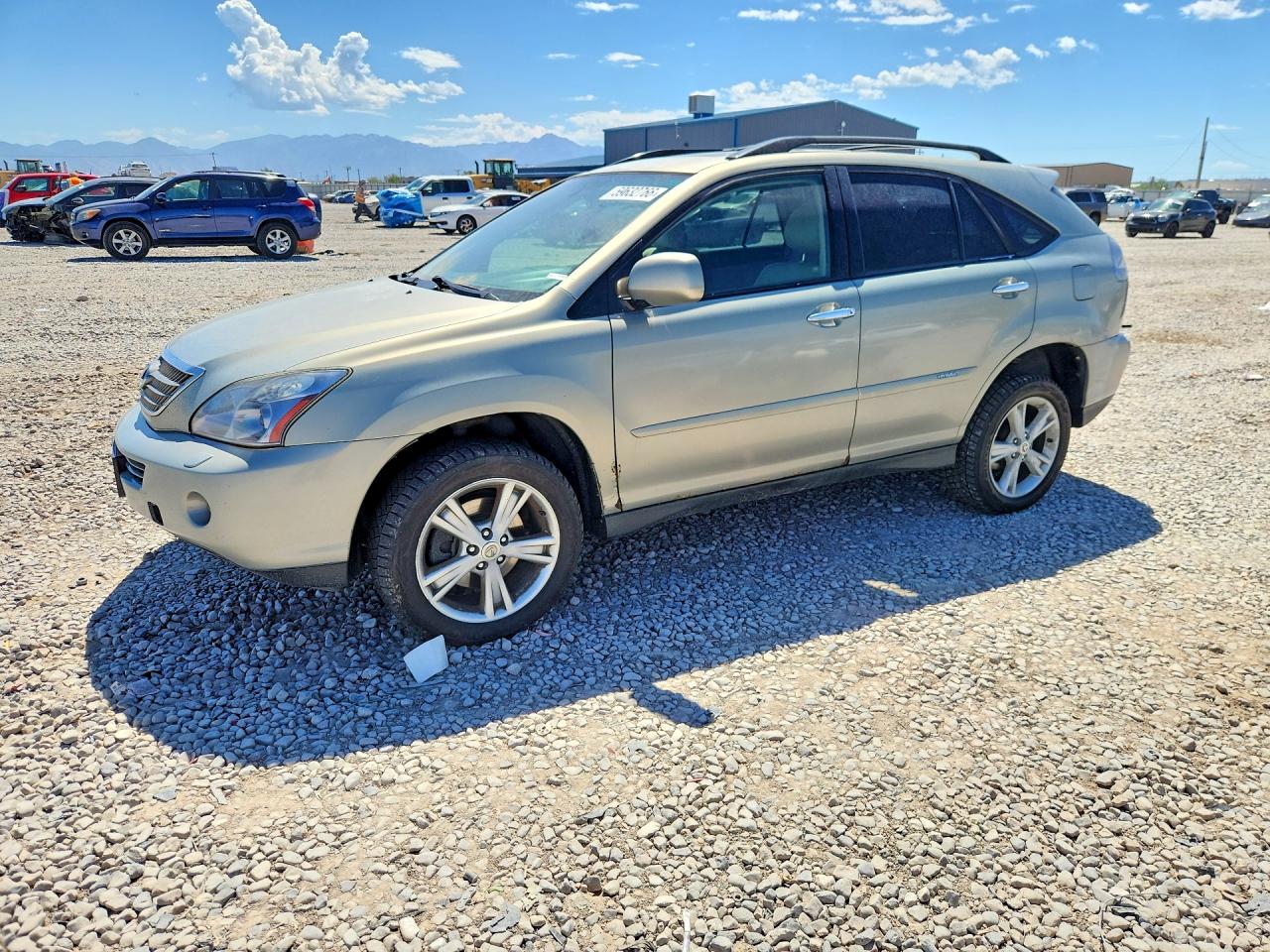 2008 Lexus Rx 400h Silver vin: JTJHW31U182070317