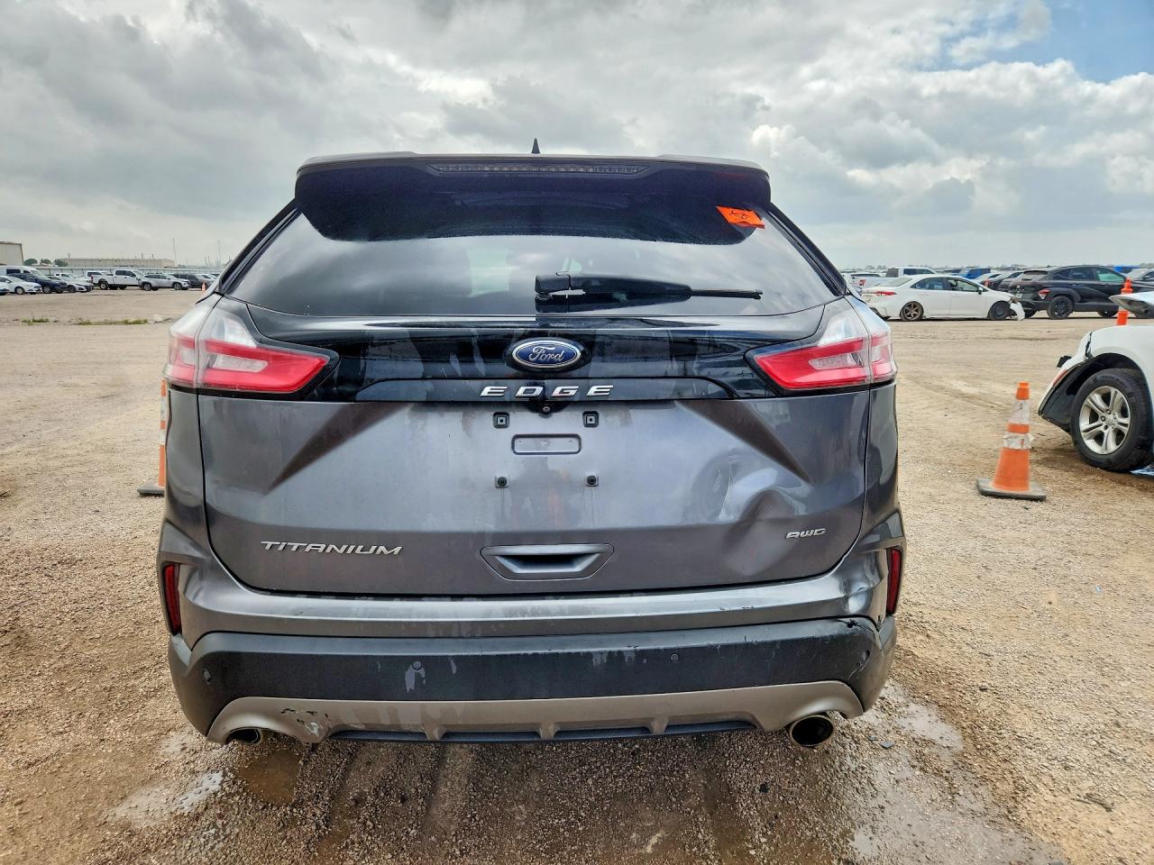 2022 Ford Edge Titanium Gray vin: 2FMPK4K93NBA32891