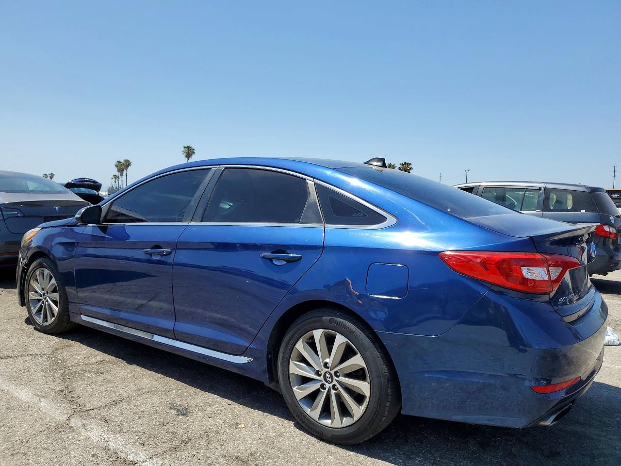 2015 Hyundai Sonata Sport Blue vin: 5NPE34AF0FH099227