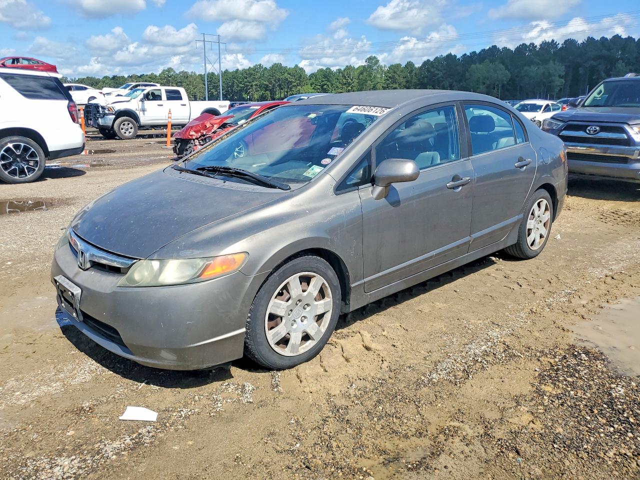 2008 Honda Civic Lx Tan vin: 1HGFA165X8L022535