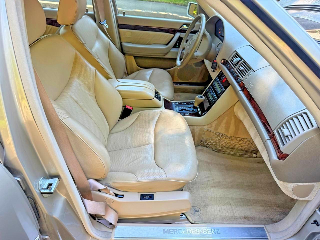 1999 Mercedes-benz S 420 Gold vin: WDBGA43G1XA421644