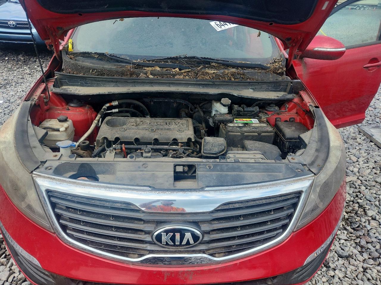 2013 Kia Sportage Lx Red vin: KNDPBCA26D7536569