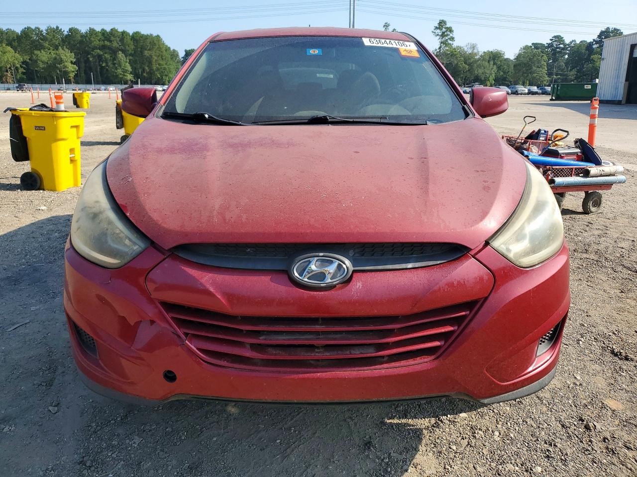2014 Hyundai Tucson Gls Red vin: KM8JT3AF3EU851267