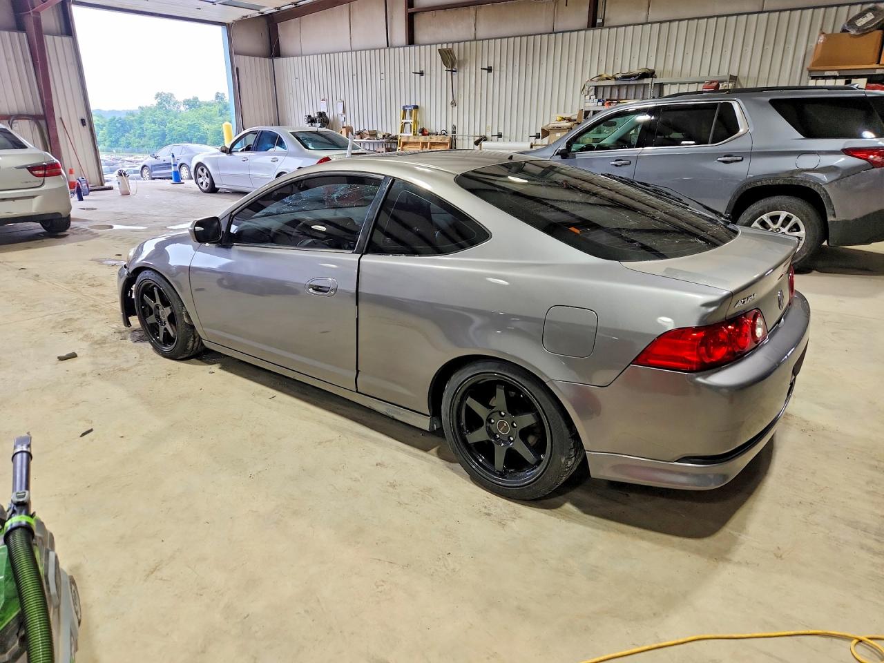 2005 Acura Rsx Silver vin: JH4DC54825S016121