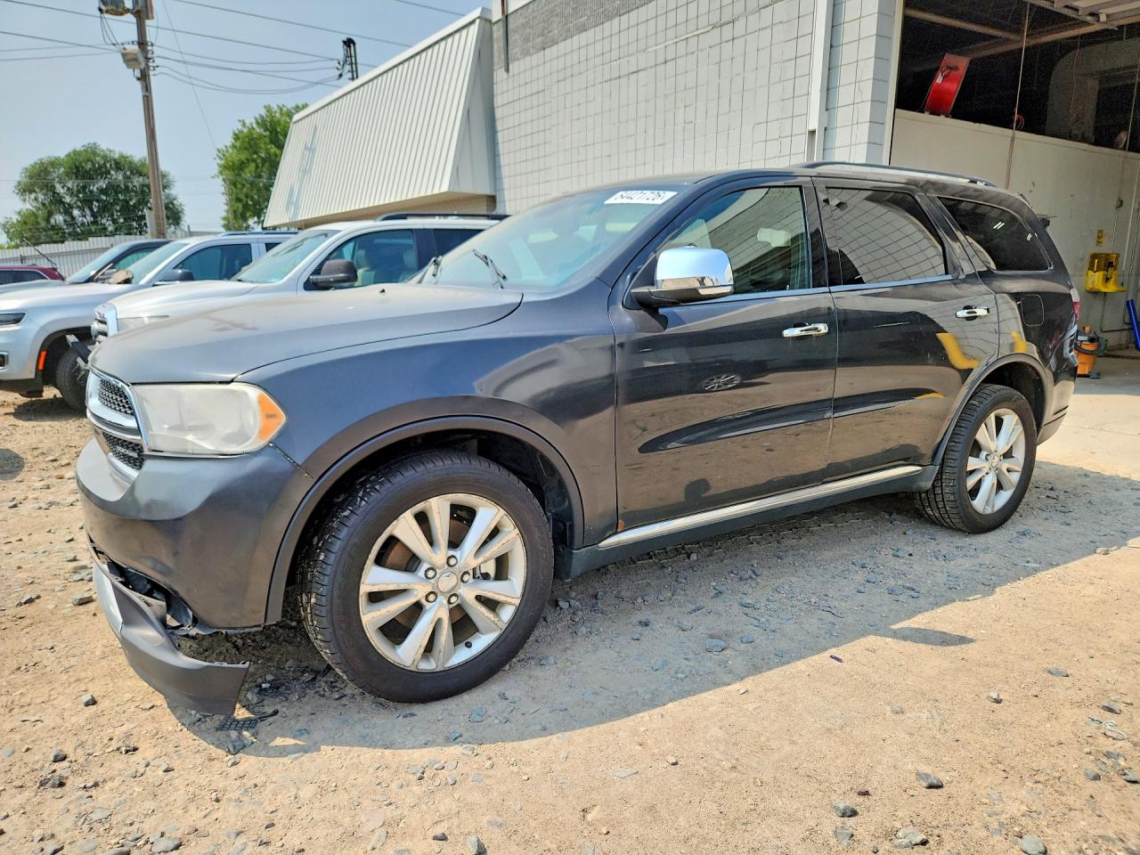 2011 Dodge Durango Crew Gray vin: 1D4RE4GG6BC717218