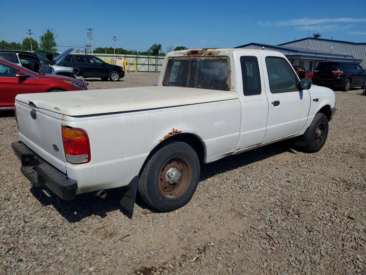 1999 Ford Ranger Super Cab White vin: 1FTYR14VXXPB22483
