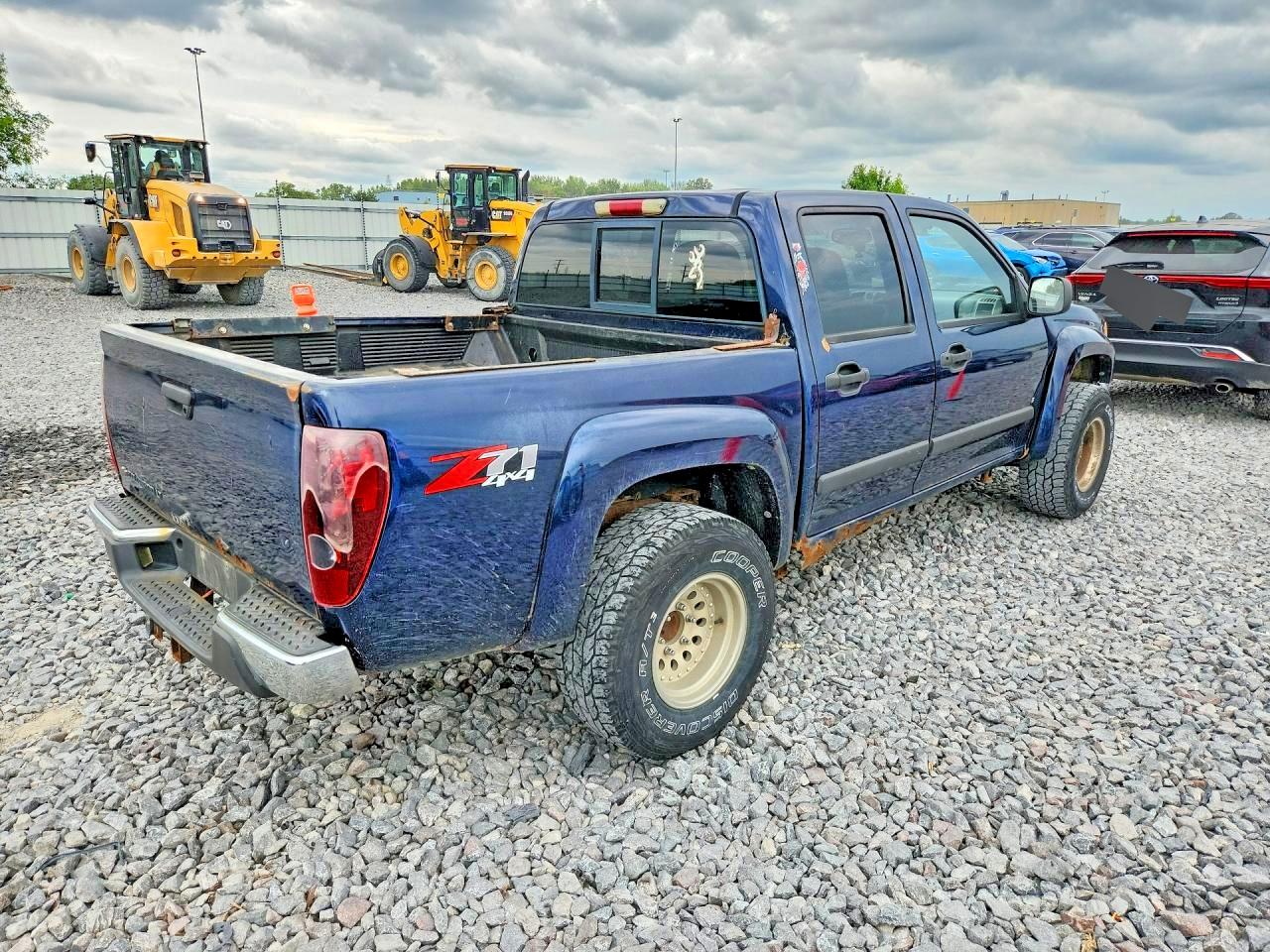 2007 Chevrolet Colorado Blue vin: 1GCDT13E178123548