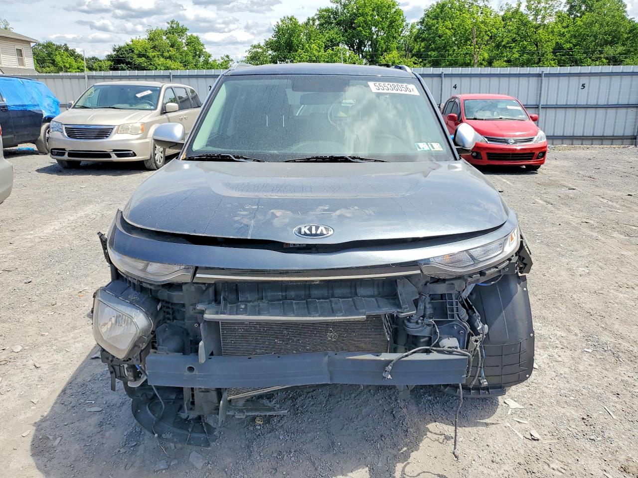 2020 Kia Soul X-line Gray vin: KNDJ23AU1L7044666