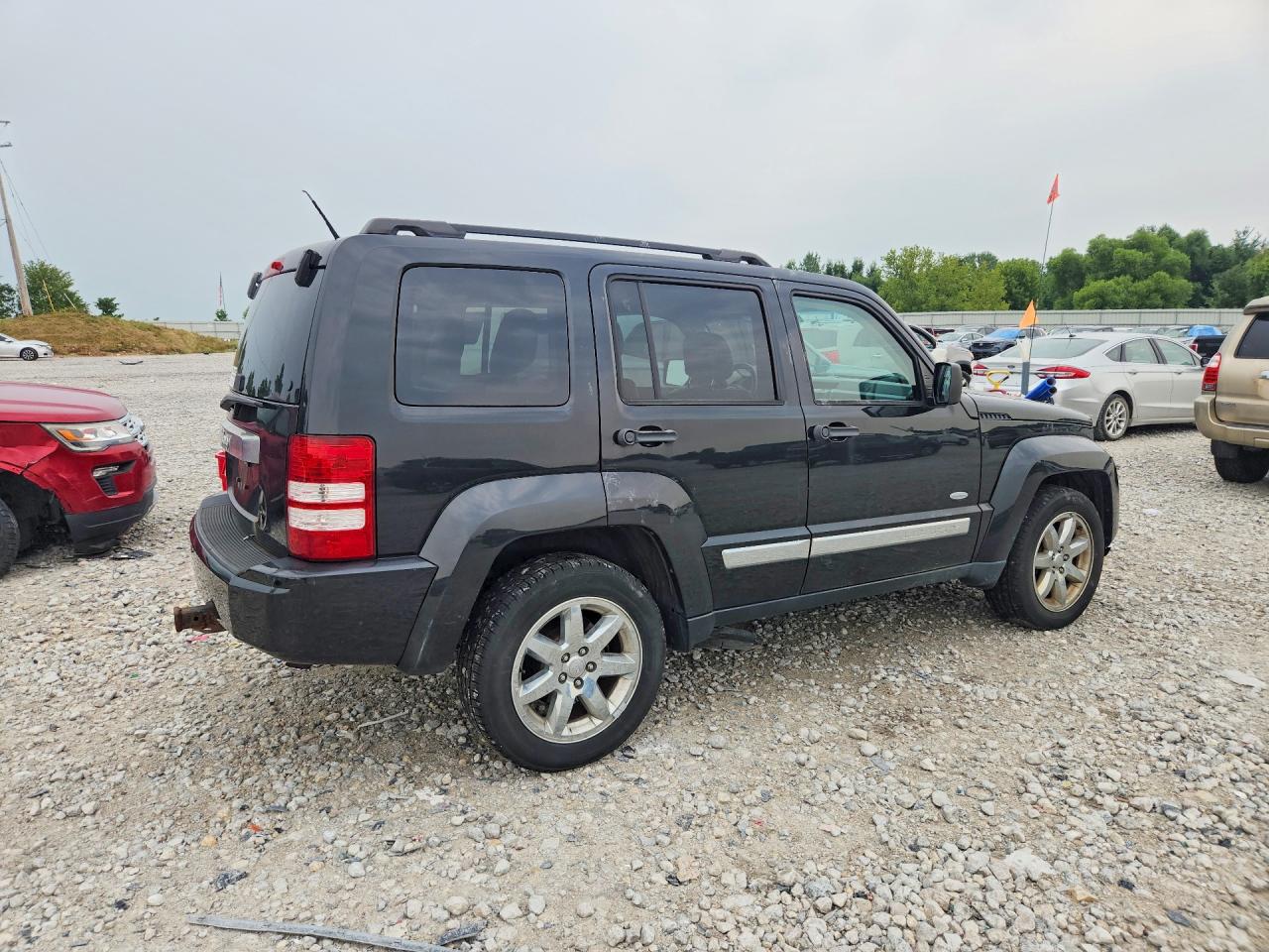 2012 Jeep Liberty Sport Черный vin: 1C4PJMAK3CW196679