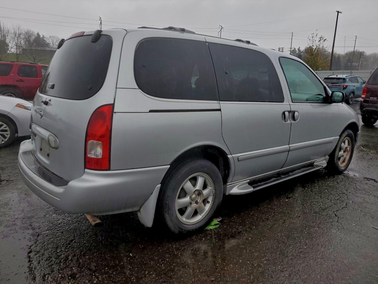 2001 Nissan Quest Se Silver vin: 4N2ZN16T31D812206