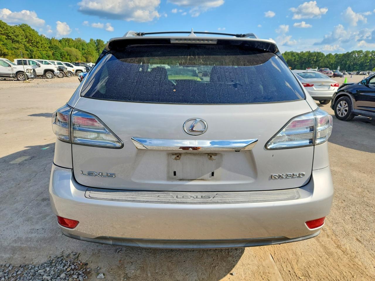 2010 Lexus Rx 350 Silver vin: 2T2BK1BA4AC005378