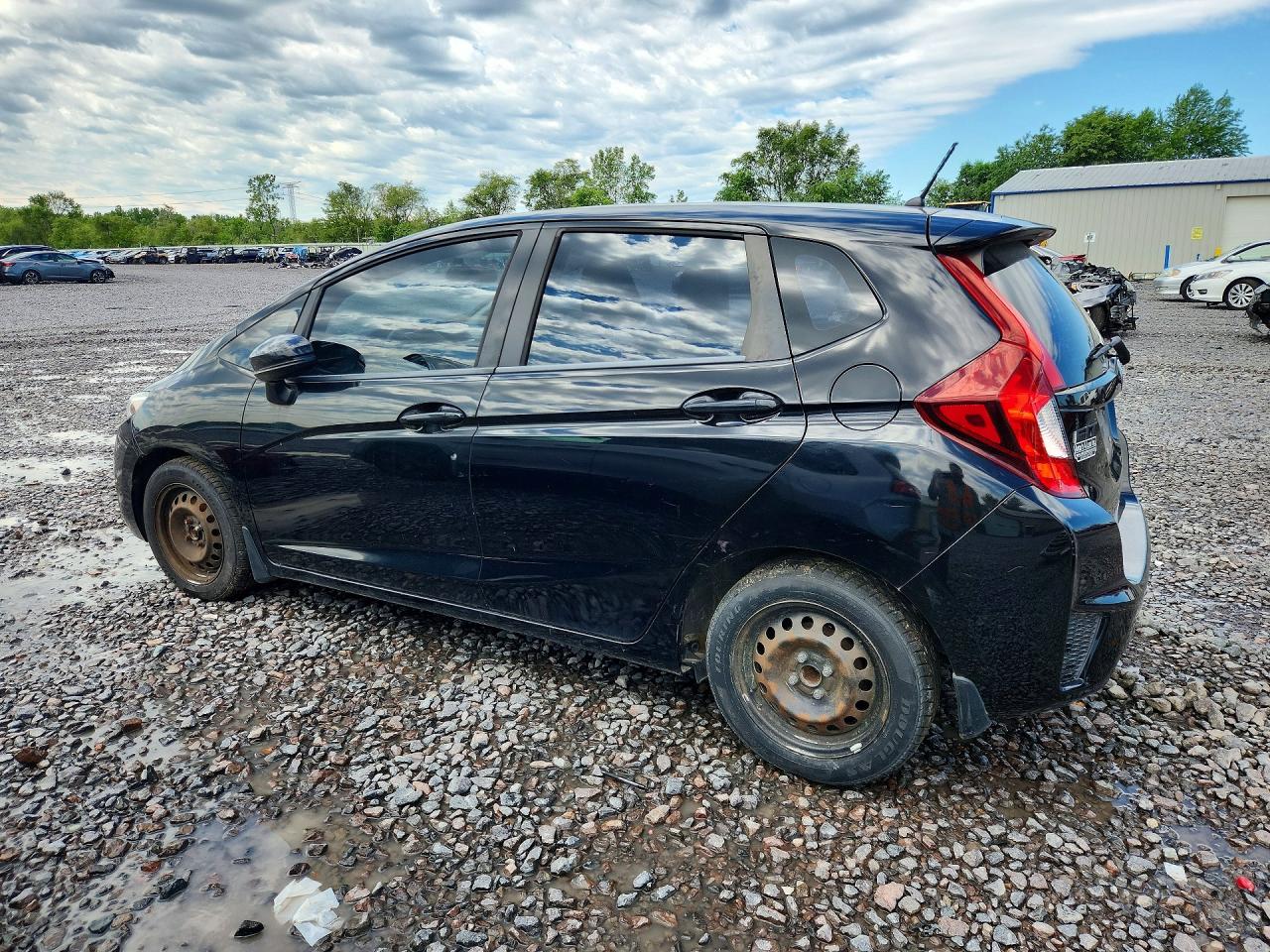 2015 Honda Fit Lx Black vin: 3HGGK5H50FM733226