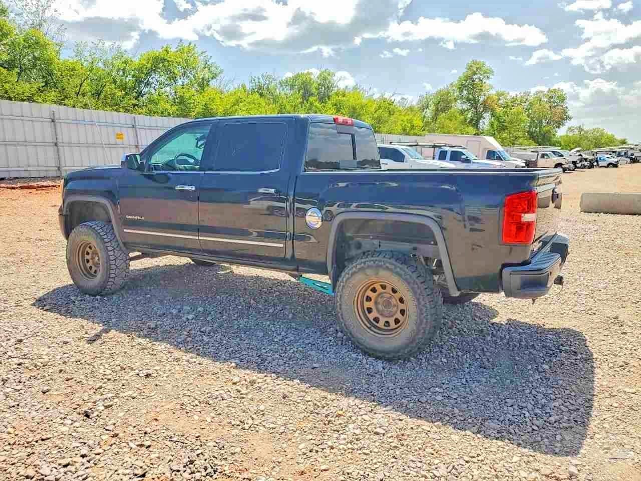 2014 Gmc Sierra K1500 Denali Черный vin: 3GTU2WEC4EG373434