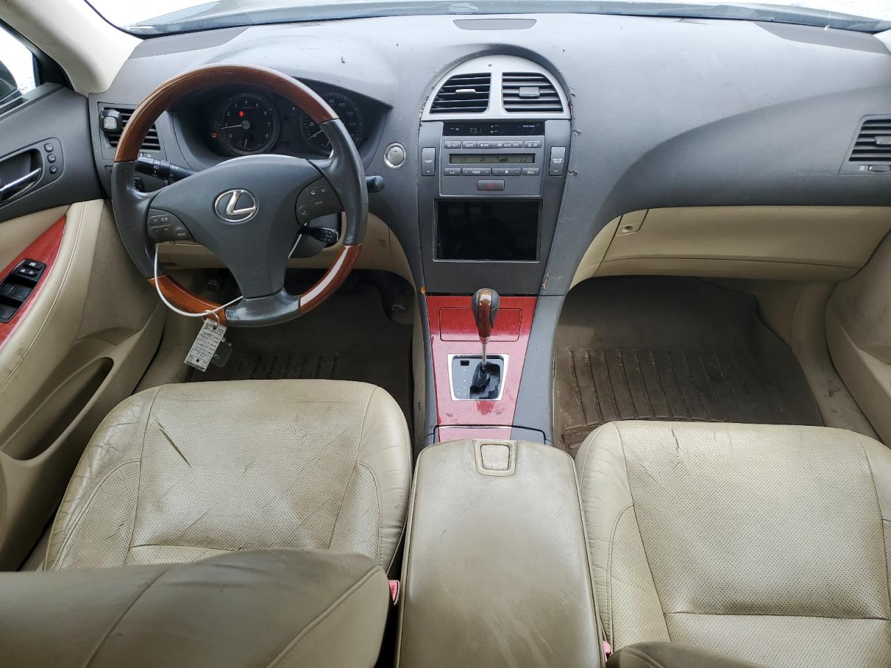 2008 Lexus Es 350 Black vin: JTHBJ46G482190725
