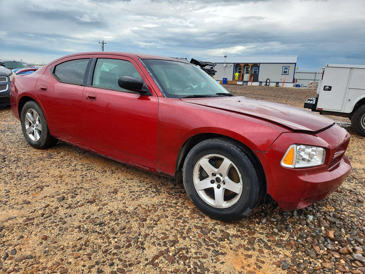 2009 Dodge Charger Sxt Red vin: 2B3KA33V49H525944