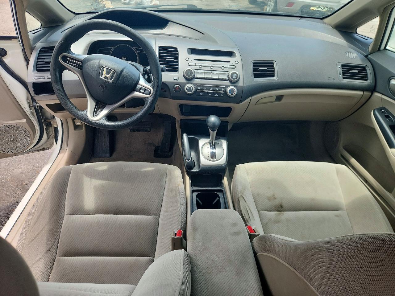 2009 Honda Civic Gx White vin: 1HGFA46549L000422