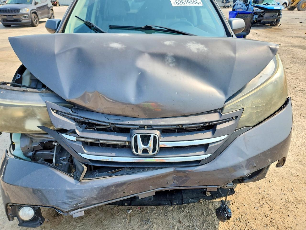 2013 Honda Cr-v Exl Gray vin: 2HKRM3H70DH520657