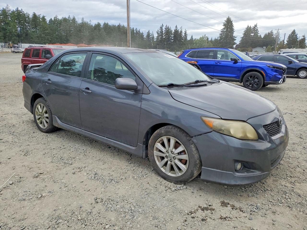 2009 Toyota Corolla S Gray vin: 2T1BU40E49C063699